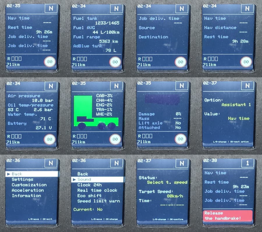 Arduino Dashboard — ekrany komputera pokładowego